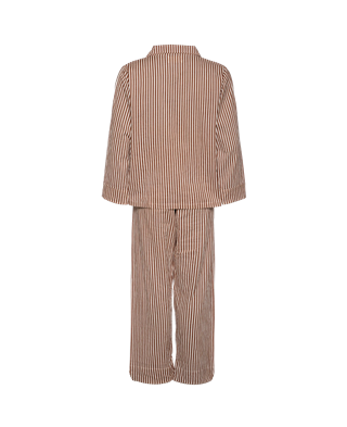 Sissel Edelbo - Nuit Pyjamas Set - Brown Stripes